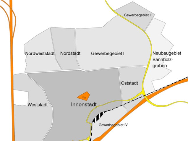 Stadtgebiete Stadtgebiete