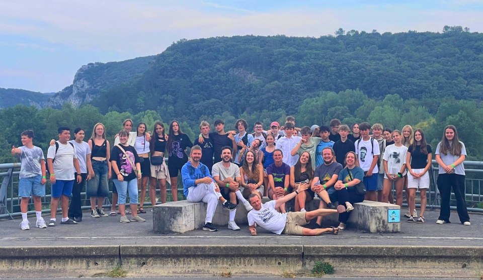 Gruppenfoto der Jugendlichen
