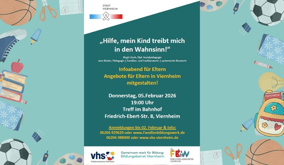 Plakat Infos im Text