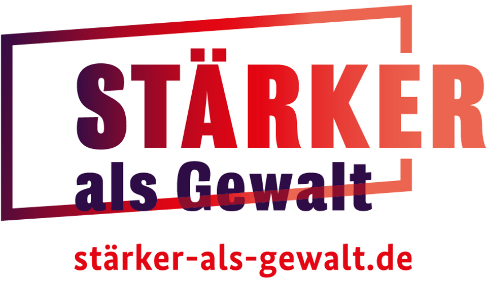 Logo der Initiative "Stärker als Gewalt" | https://staerker-als-gewalt.de