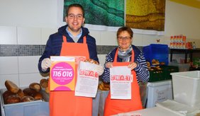 Maria Lauxen-Ulbrich mit Ersten Stadtrat Jörg Scheidel