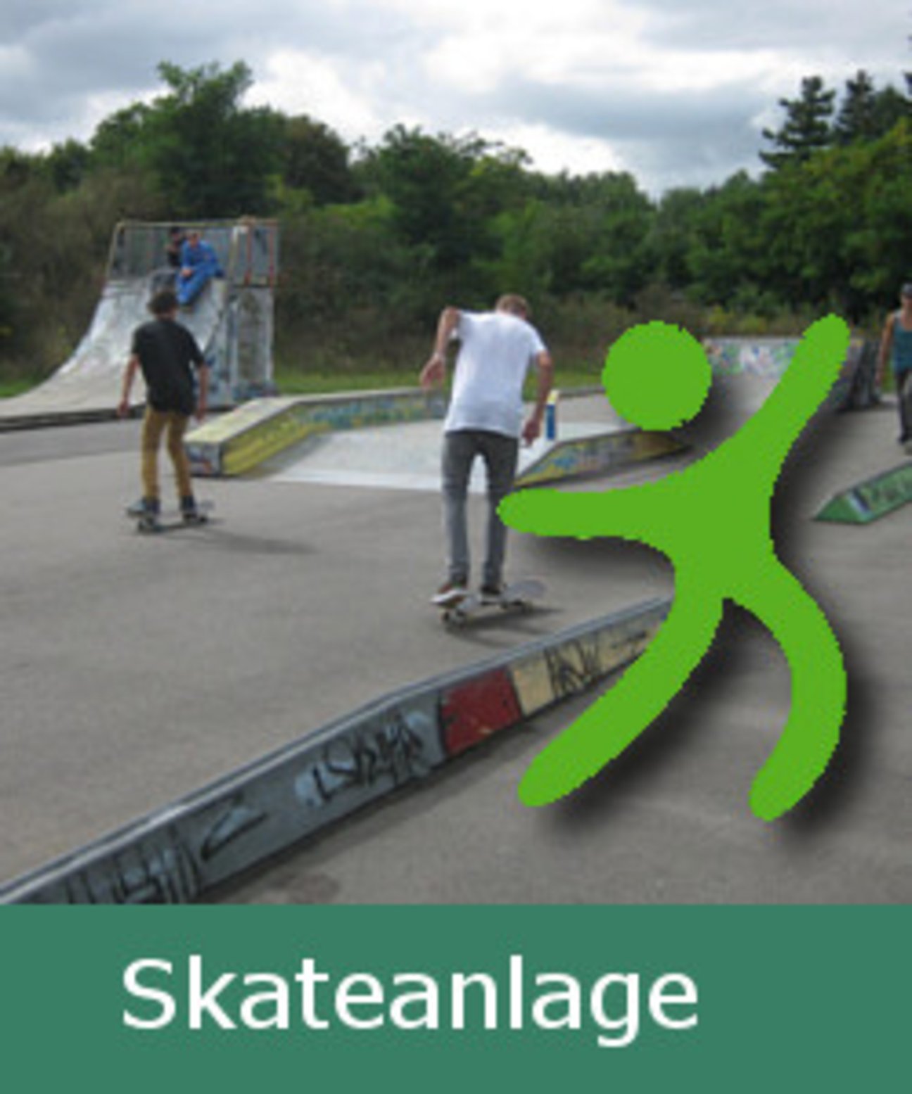 Bild der Skateanlage Bild der Skateanlage