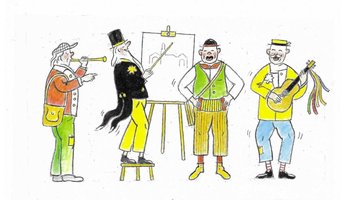 Rainer Szymannskys charakteristische Zeichnungen