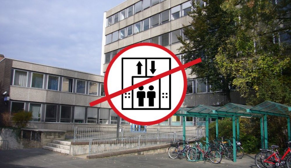Symbolbild Aufzug defekt