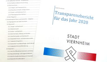 Transparenzbericht Deckblatt