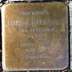 Frieda Kaufmann, Mannheimer Straße 9 Frieda Kaufmann, Mannheimer Straße 9