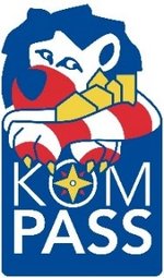 Logo Kompass Hessischer Löwe mit Schriftzug Kompass