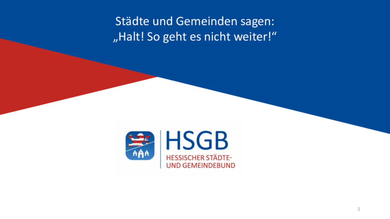 Präsentation Hessischer Städte- und Gemeindebund