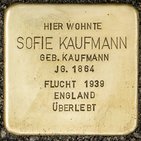 Sofie Kaufmann, Mannheimer Straße 1 Sofie Kaufmann, Mannheimer Straße 1