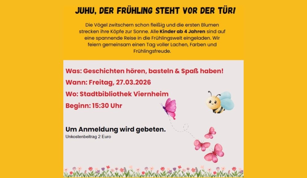 Plakat Infos im Text