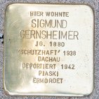 Sigmund Gernsheimer, Blauehutstraße 30a Sigmund Gernsheimer, Blauehutstraße 30a