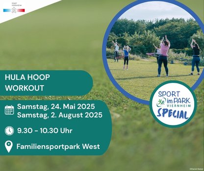 Personen mit Hula Hoop Reifen