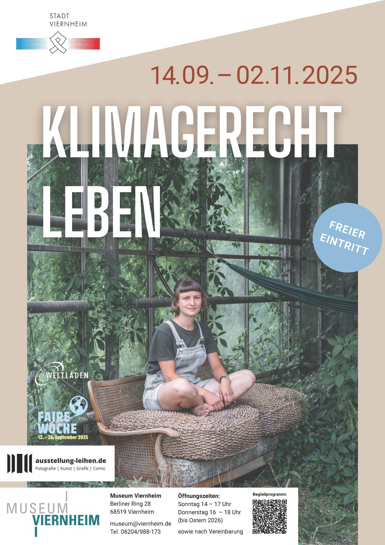 Plakat Klimagerecht leben