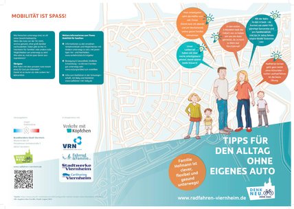Tipps für den Alltag ohne eigenes Auto! Link zum Faltblatt Mobilität mach Spass!