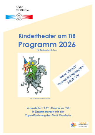 Deckblatt im gelb Programmheft 2026