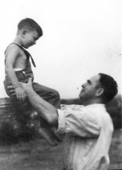 Sigges und Heinrich (Henry) in den USA, um 1950 Sigges und Heinrich (Henry) in den USA, um 1950