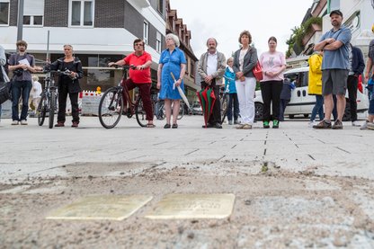 Verlegung 2017 Rathausstraße 28 Verlegung 2017 Rathausstraße 28