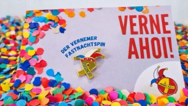Der Viernheimer Fastnachts-Pin @Stadt Viernheim Der Viernheimer Fastnachts-Pin @Stadt Viernheim