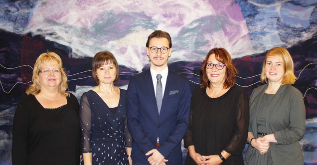 v.l.: Andrea Utikal, Anita Thomas, Tobias Maier, Franziska Krug, Jacqueline Kursawe v.l.: Andrea Utikal, Anita Thomas, Tobias Maier, Franziska Krug, Jacqueline Kursawe