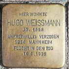 Hugo Weissmann, Hügelstraße 6 Hugo Weissmann, Hügelstraße 6