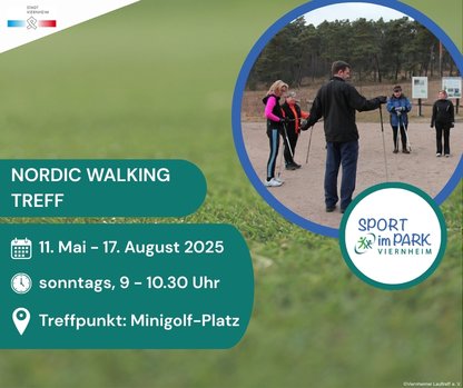 Personen mit Laufstöcken